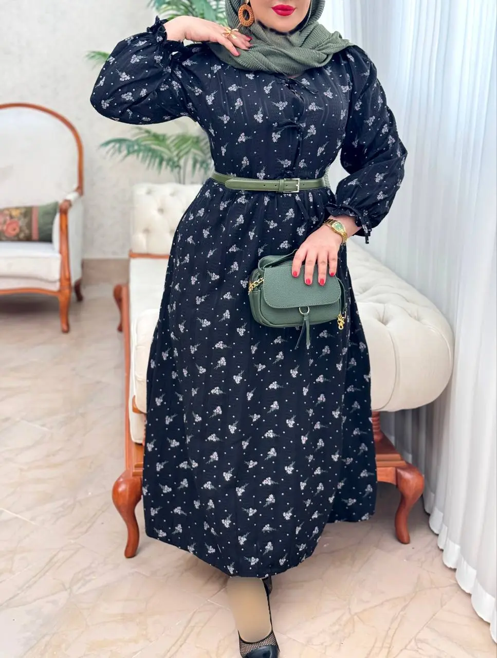 پیراهن کوک دوزی پونه 3098