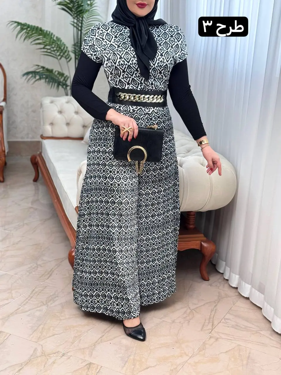 بلوز شلوا پلیسه 3097