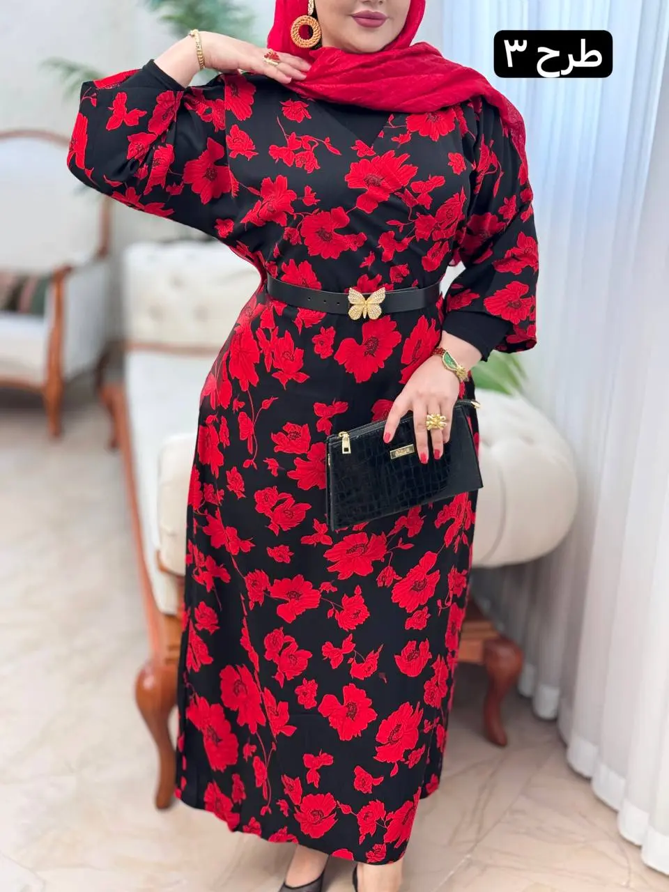 پیراهن فلور نینا 2758