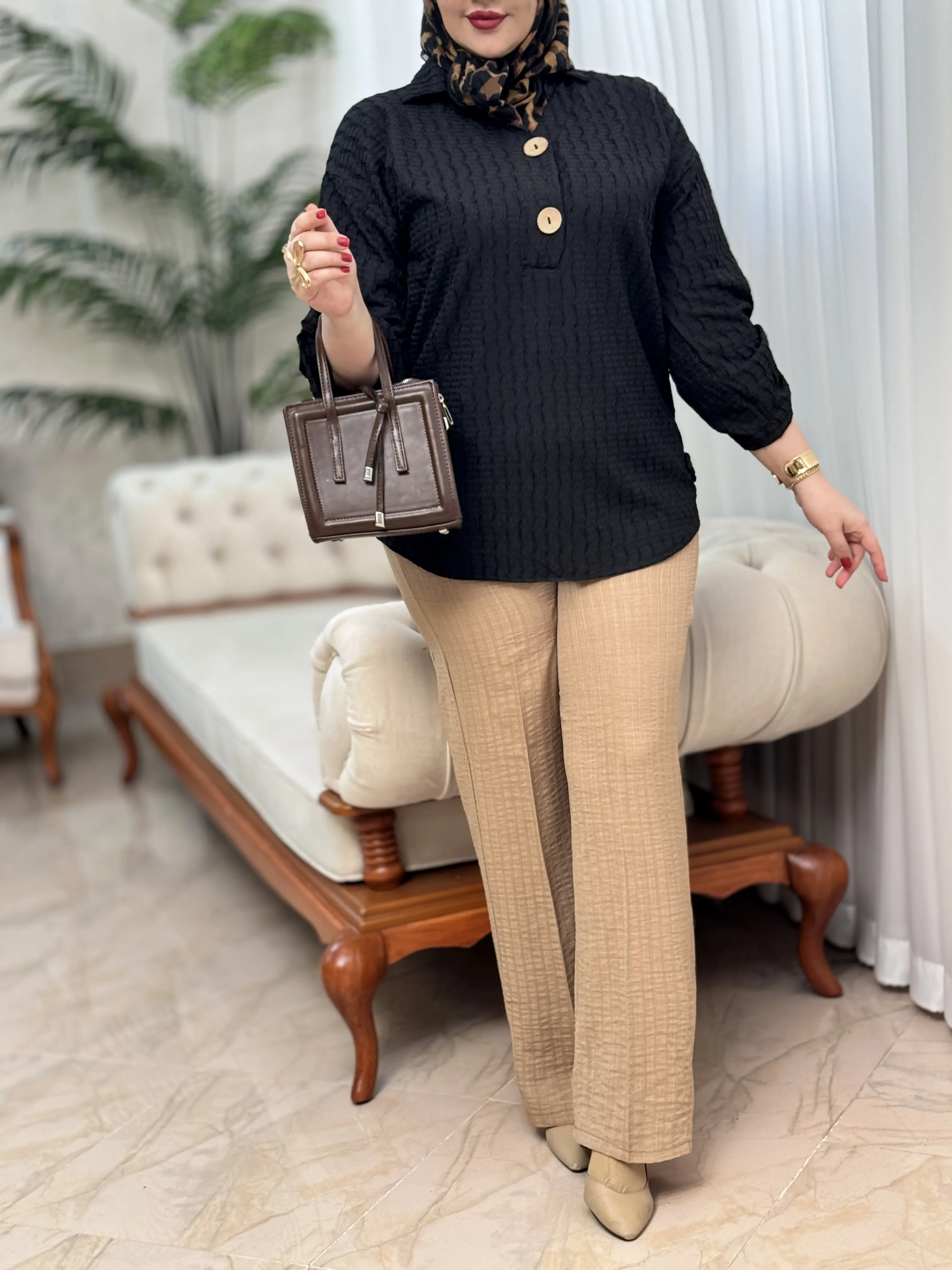 تونیک مراکشی سه دکمه ۳۱۷۹