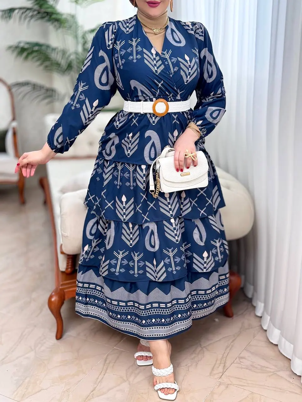 پیراهن چیندار نسیم 3190