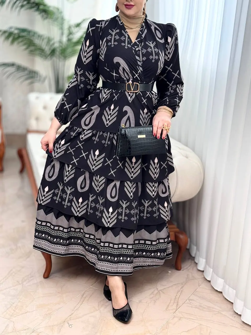 پیراهن چیندار نسیم 3190