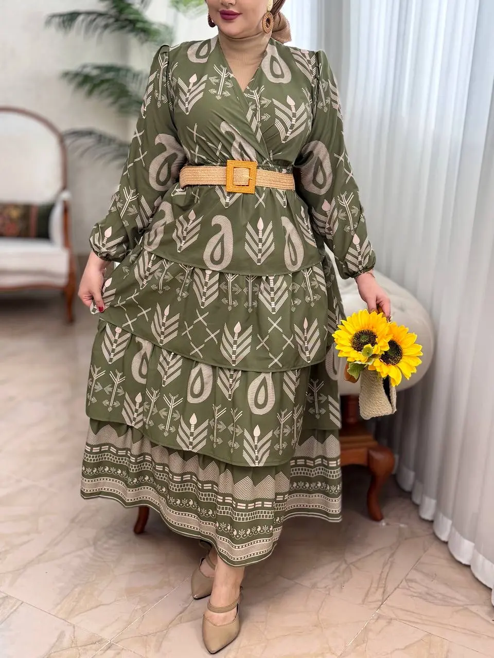 پیراهن چیندار نسیم 3190
