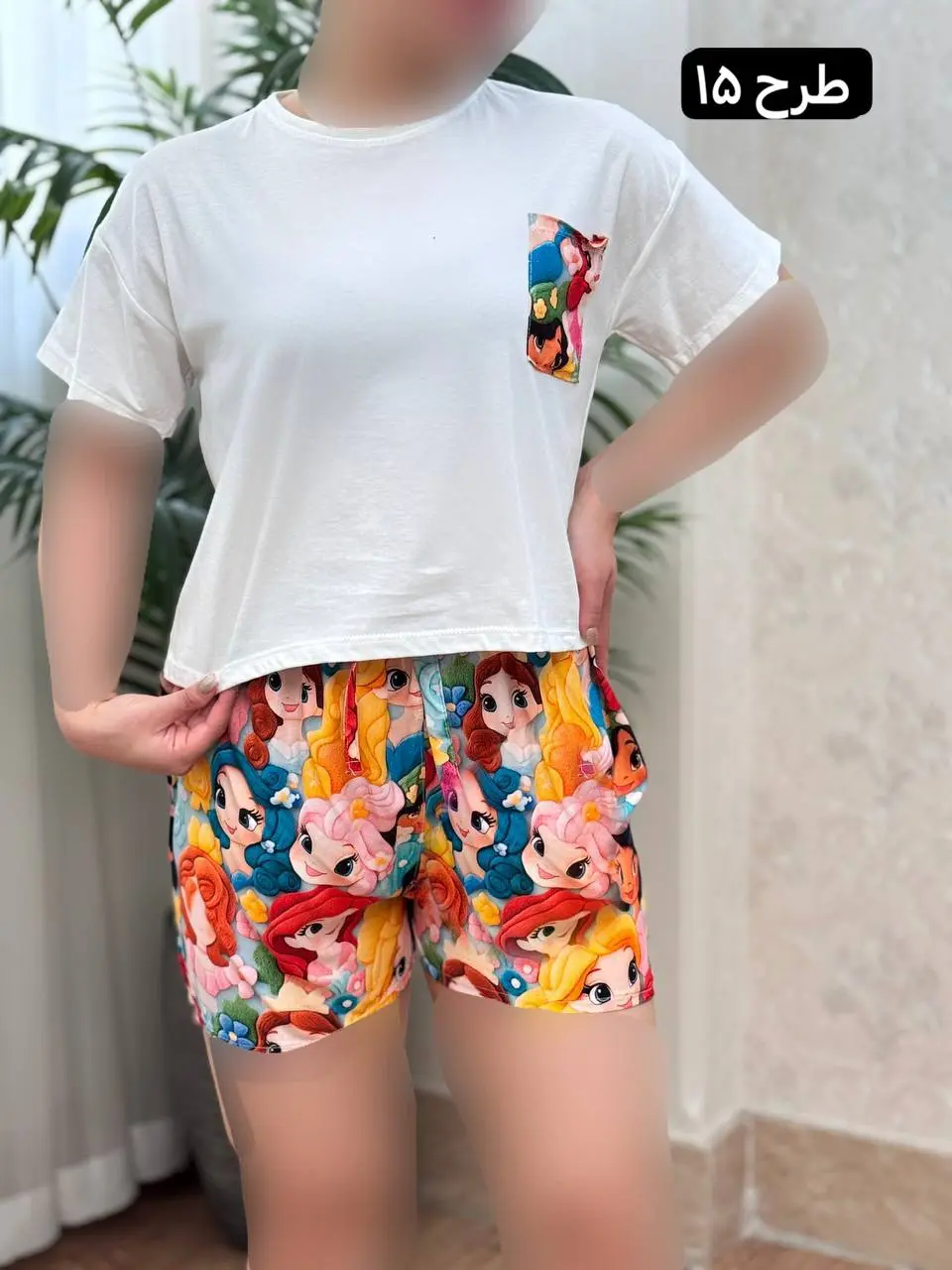 تیشرت شلوارک جیبدار 3210