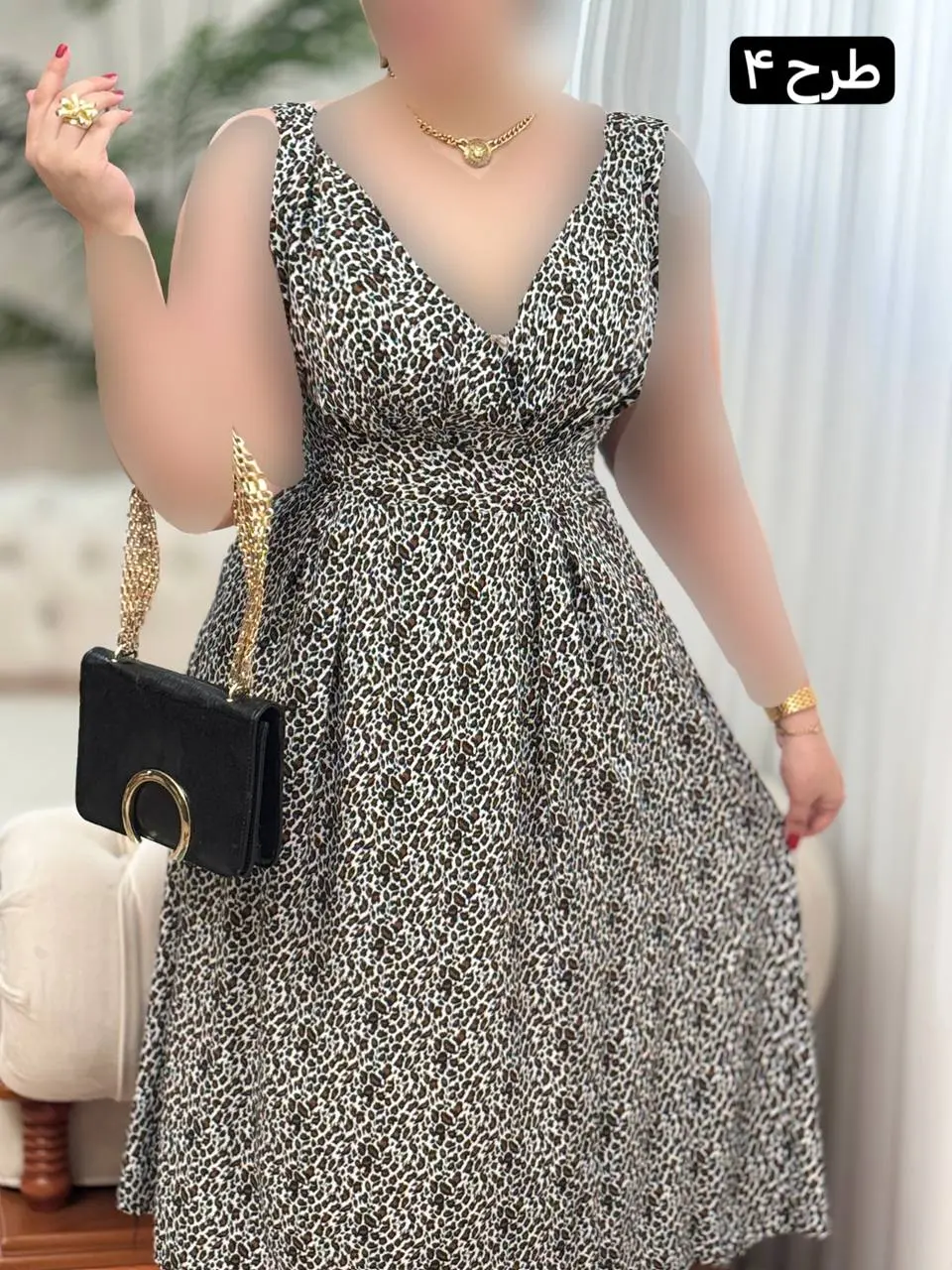 پیراهن نخی بلکا 3281
