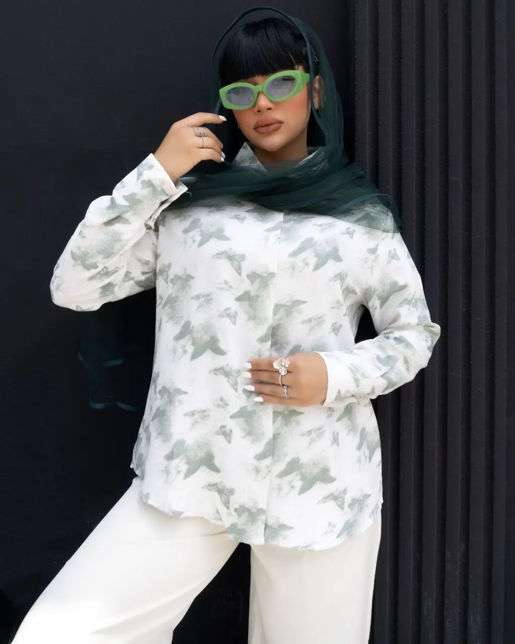 شومیز مزونی پروانه 3292