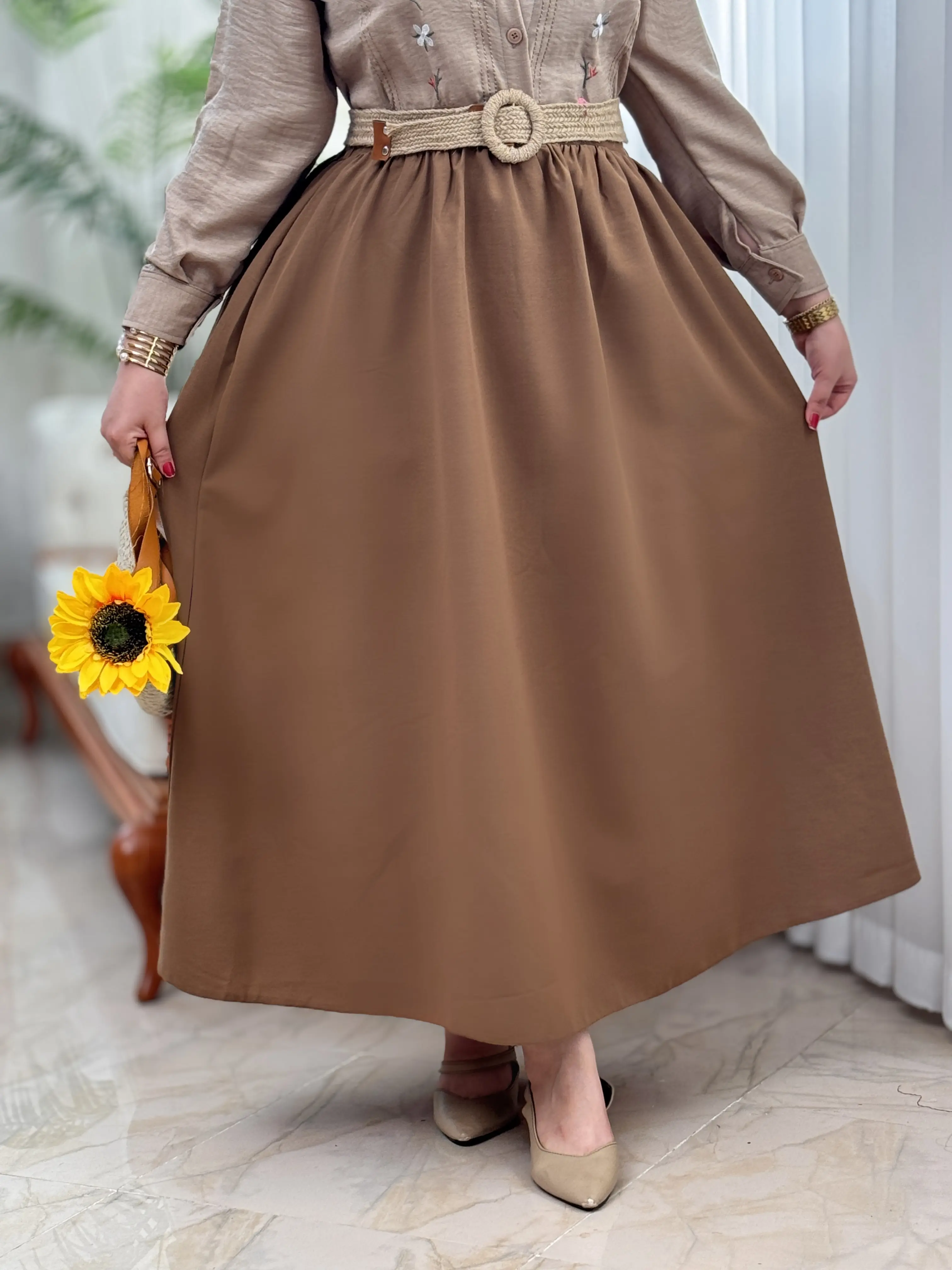 دامن لینن نگار 3299
