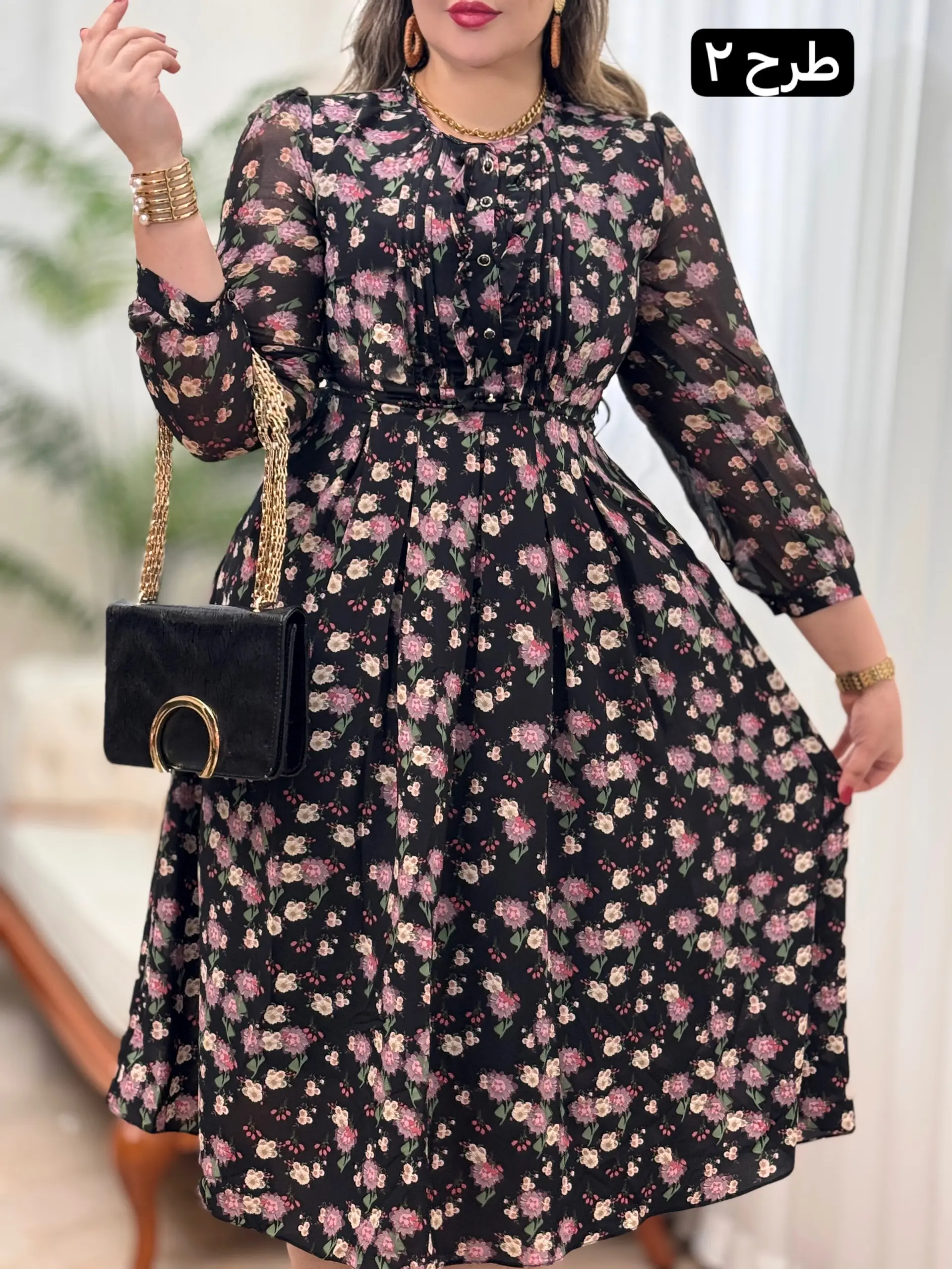 پیراهن حریر وارداتی 3303