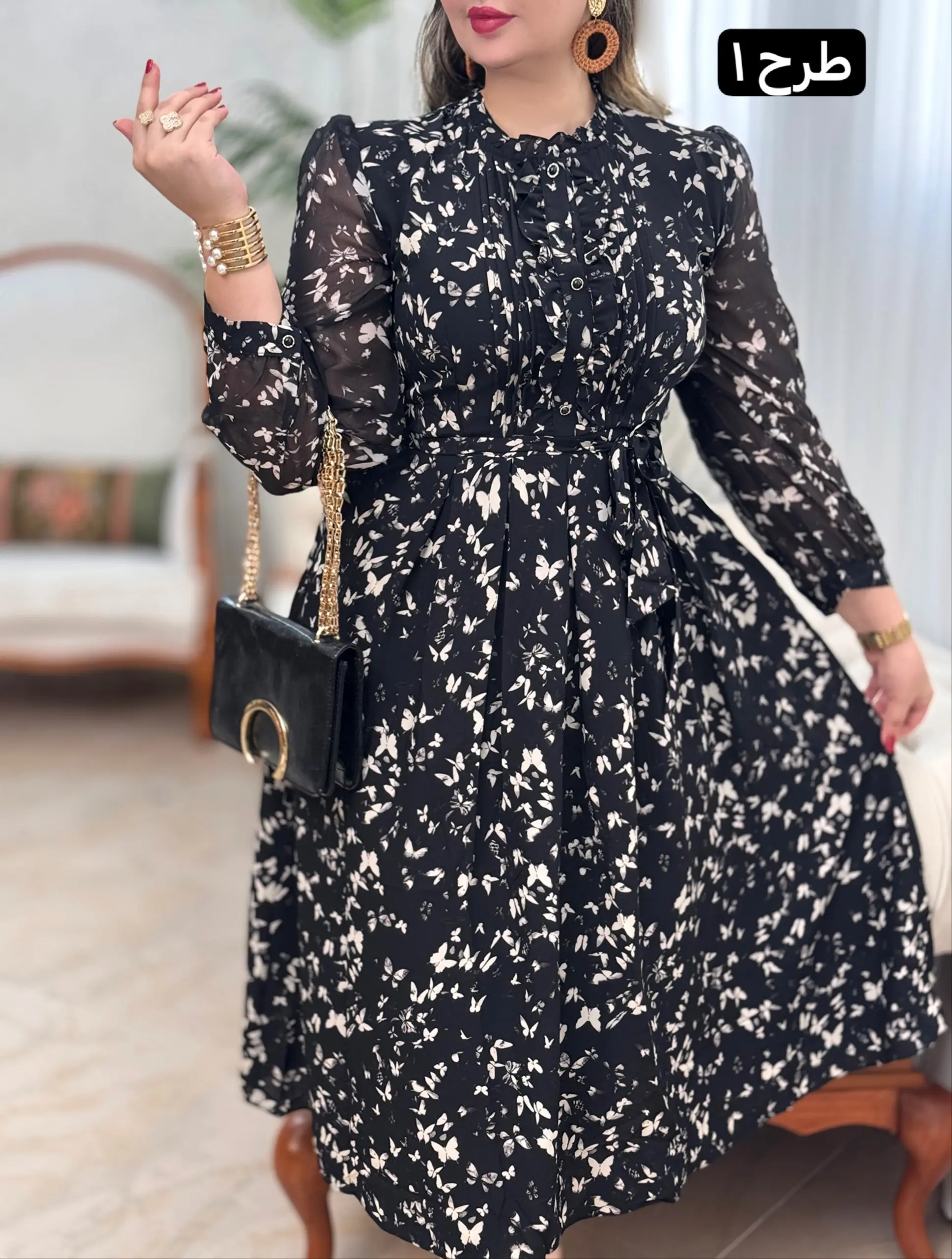 پیراهن حریر وارداتی 3303