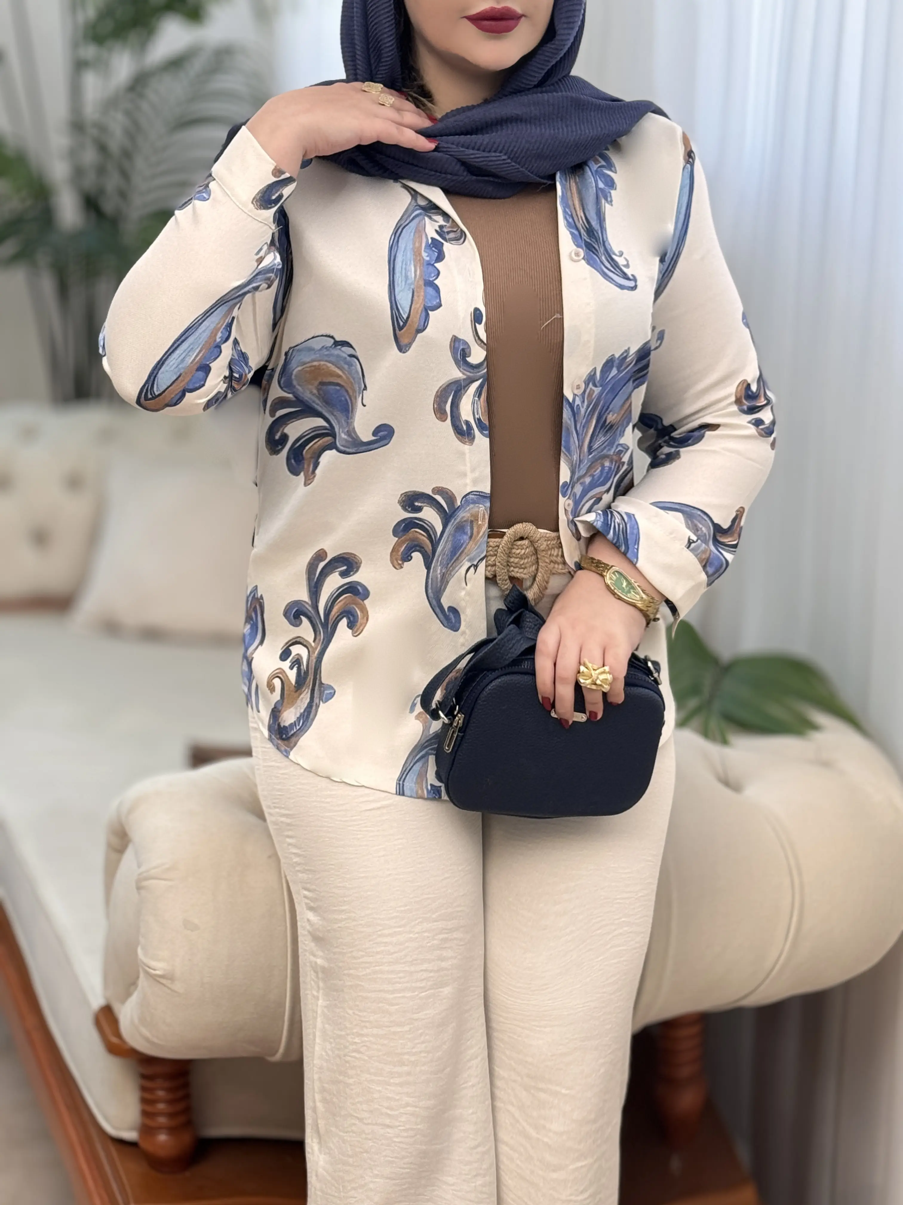 ست شومیز شلوار ترمه ۳۳۳۳