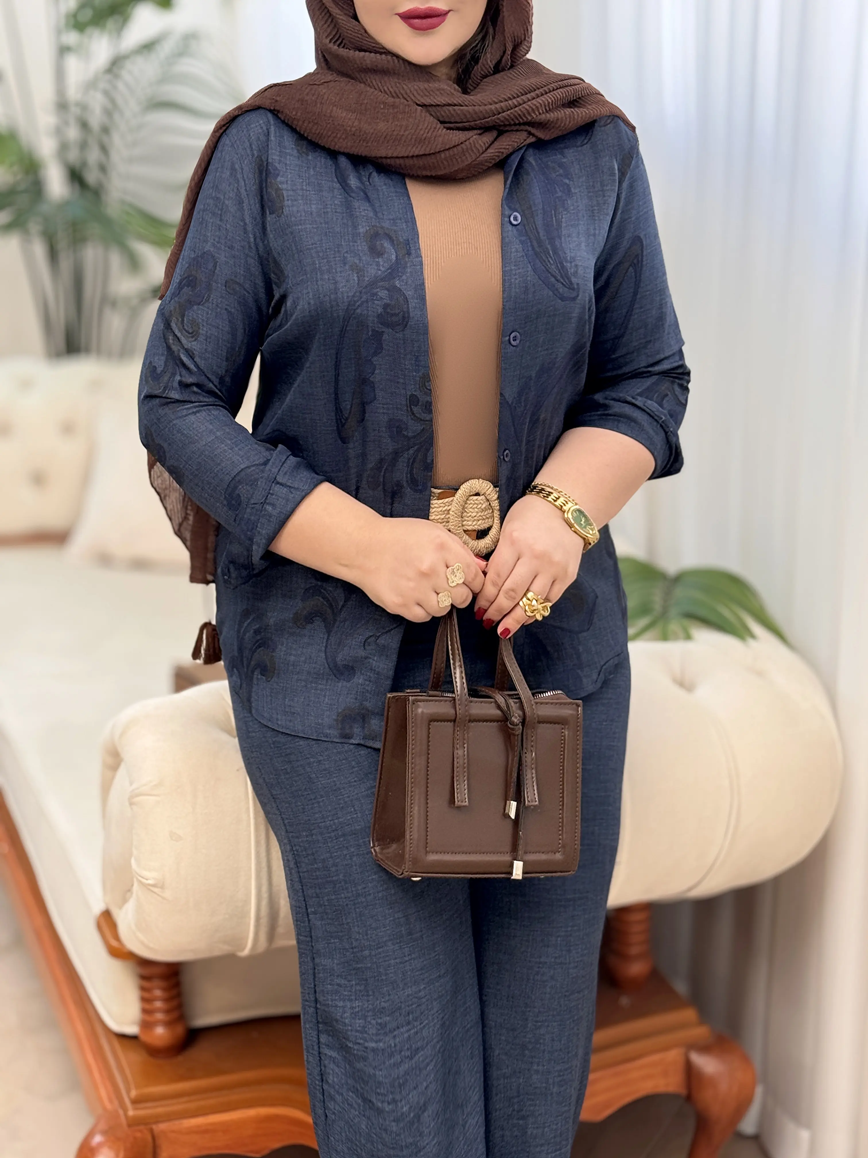 ست شومیز شلوار ترمه ۳۳۳۳