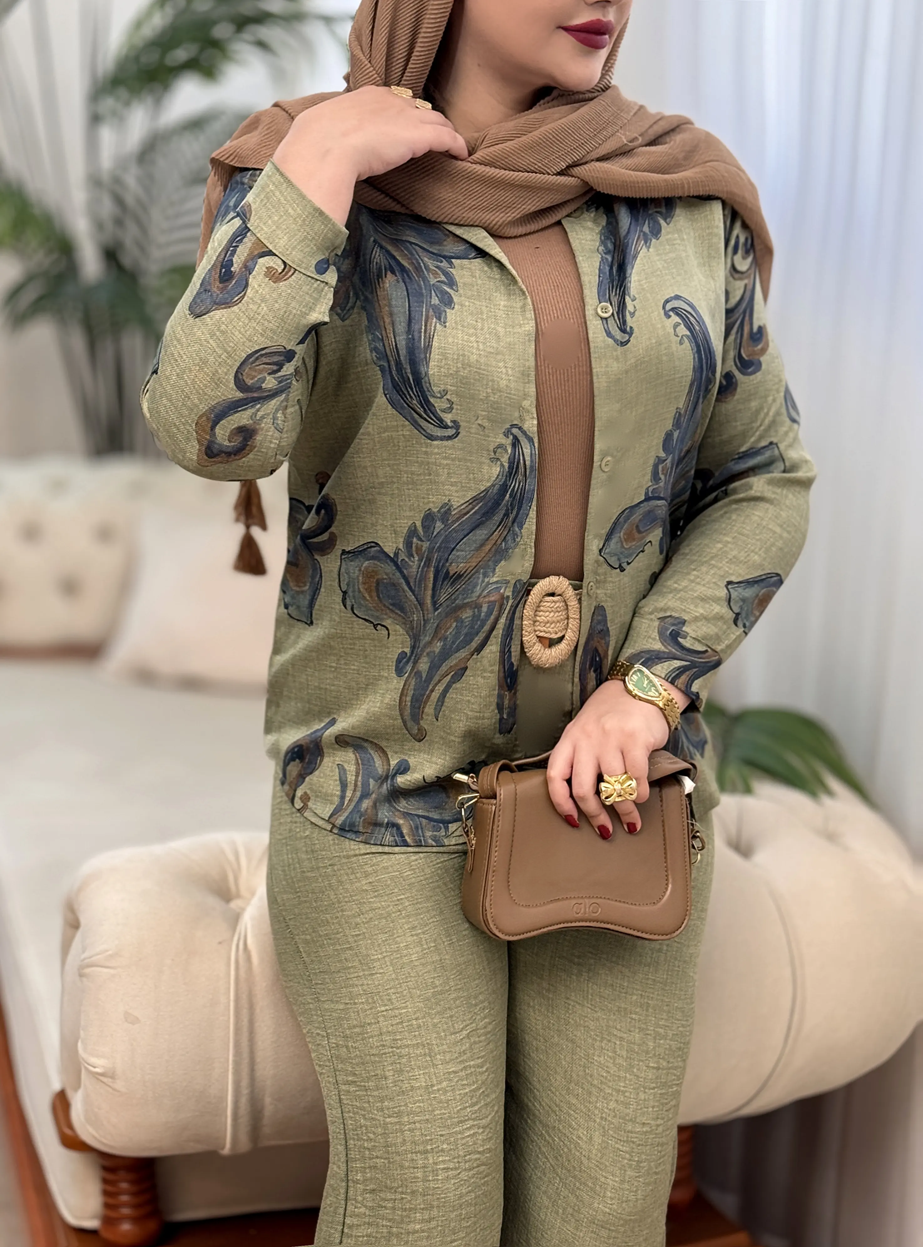 ست شومیز شلوار ترمه ۳۳۳۳