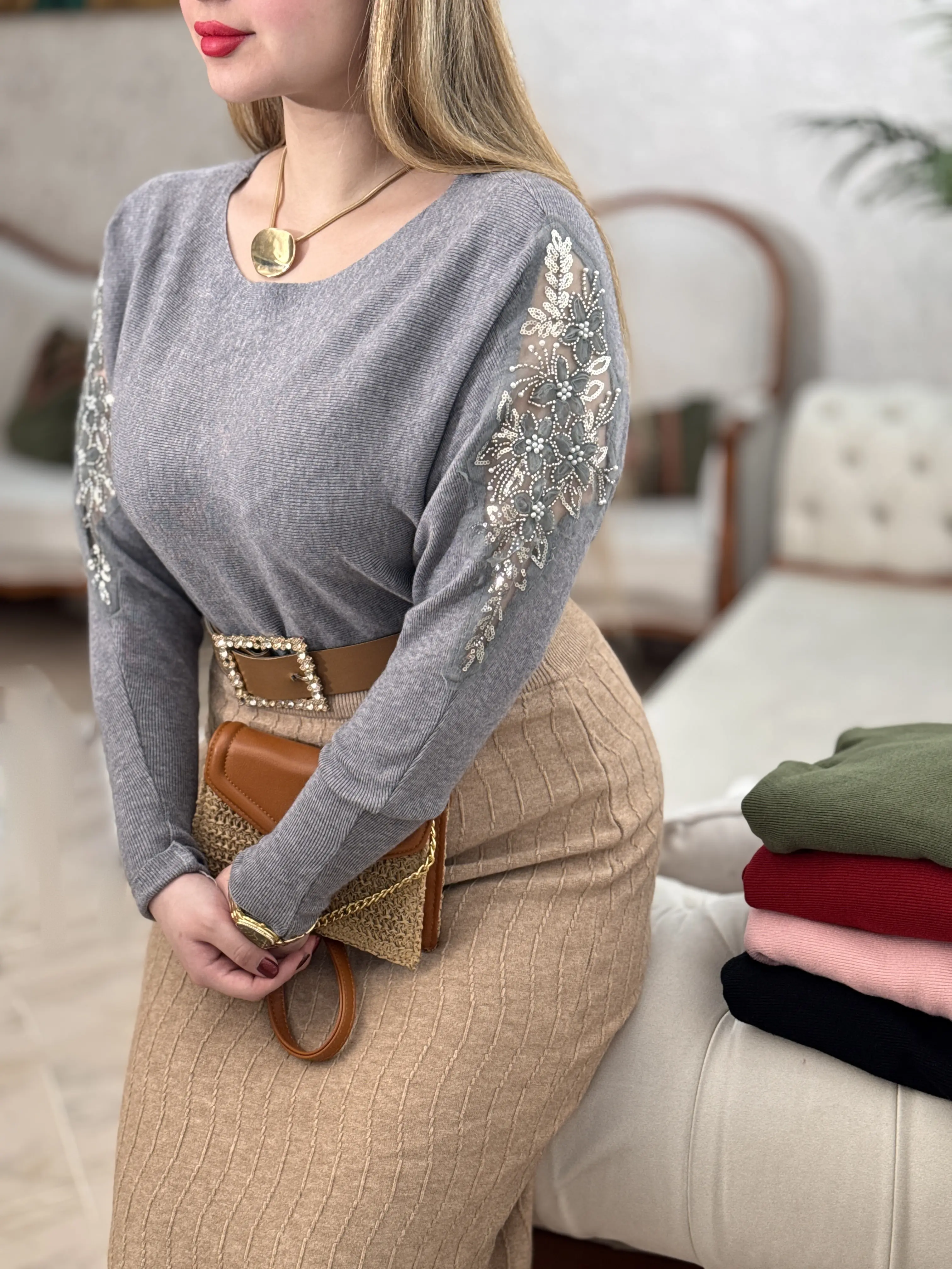 بلوز بافت نیکی 3343
