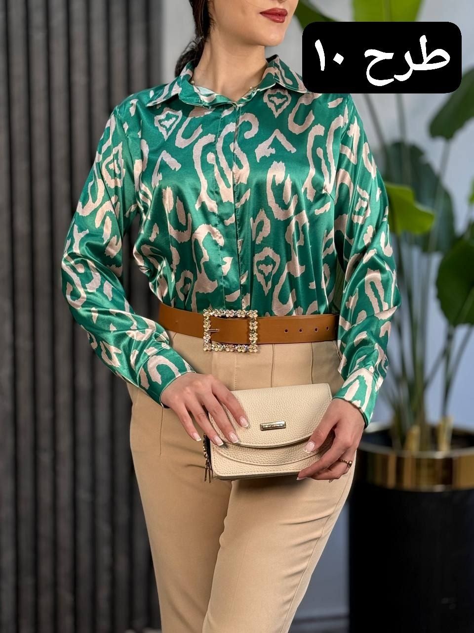 شومیز ساتن سیلک کد 1742