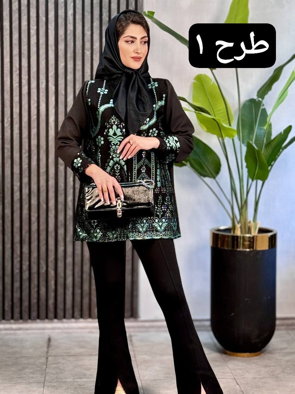 مانتو زردخت کد 1803