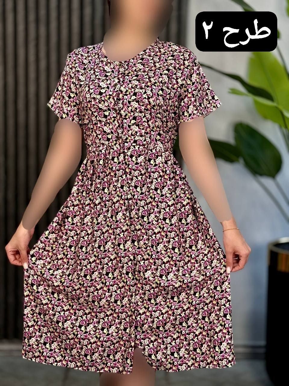 پیراهن نخی سلدا کد 1835