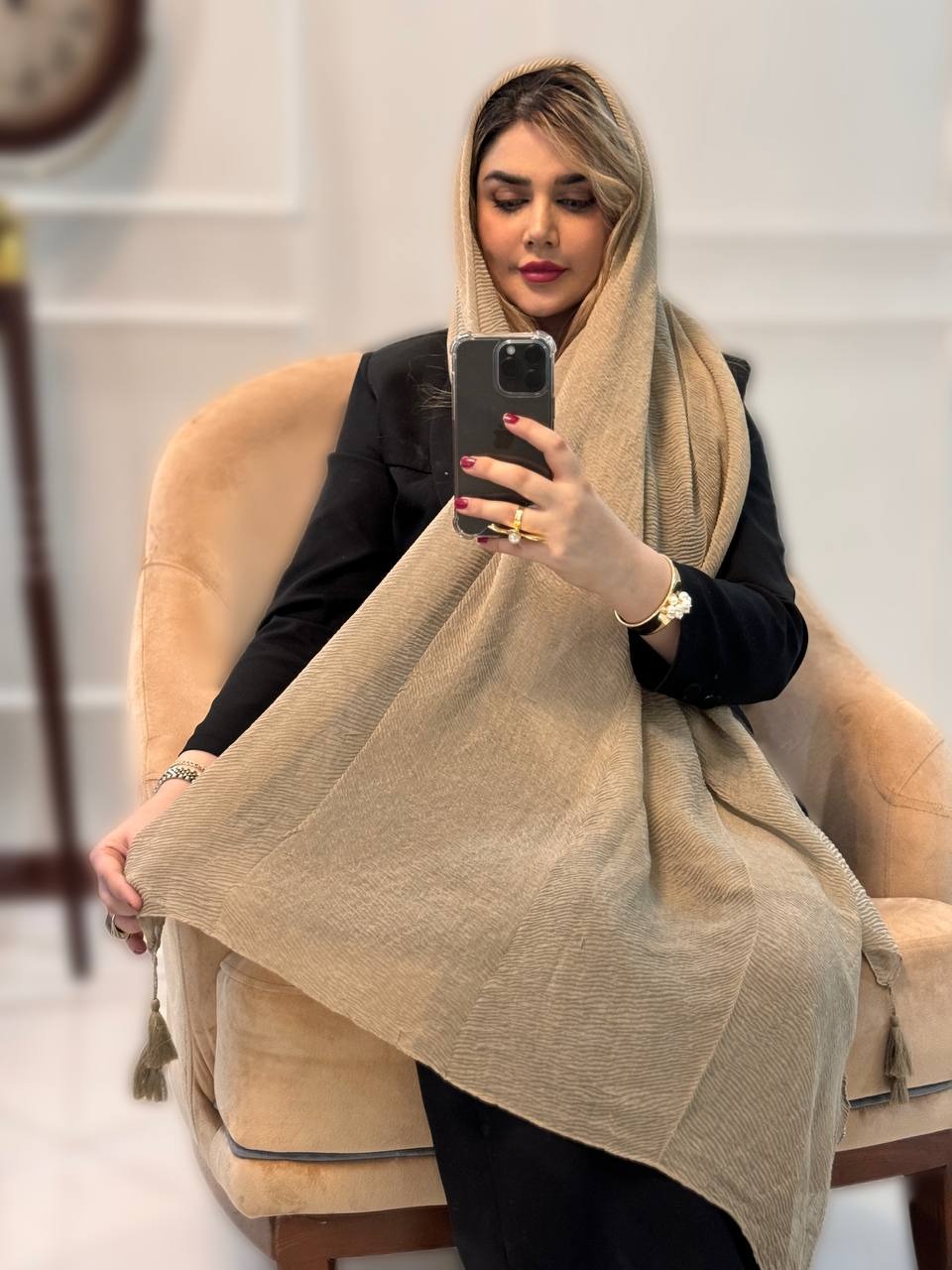 شال نخ ترک ژینا 1839