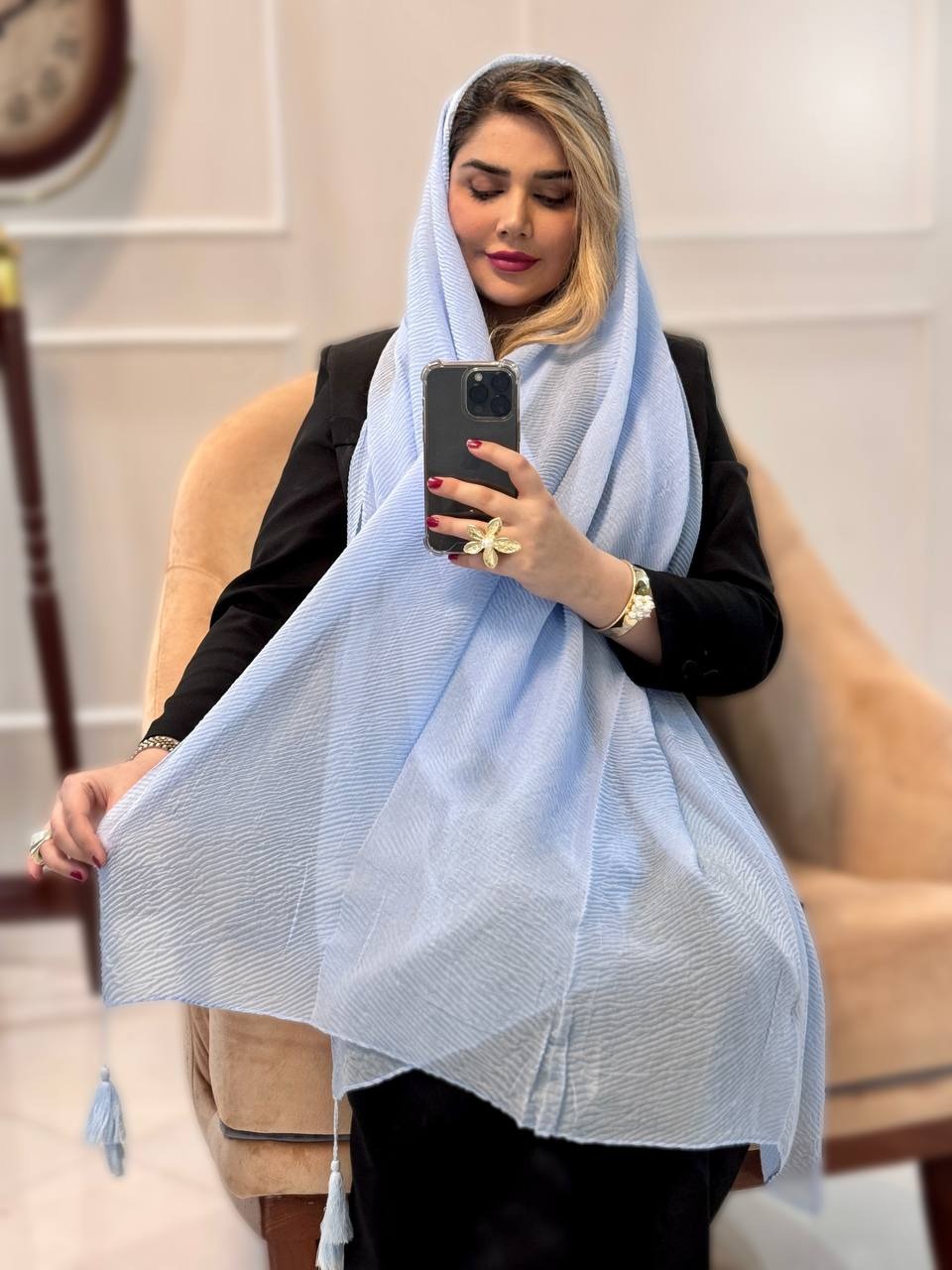شال نخ ترک ژینا 1839