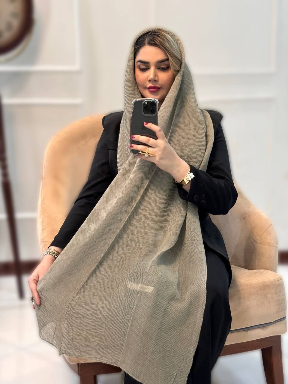 شال نخ ترک ژینا 1839