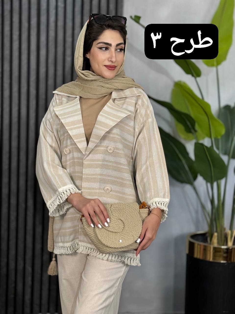 مانتو لینن الناز کد 1885