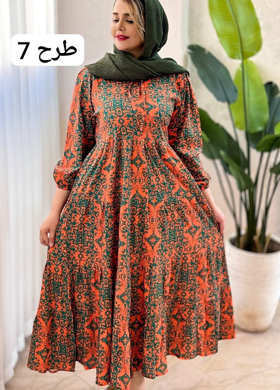 پیراهن فلور آذین کد ۱۵۰۱