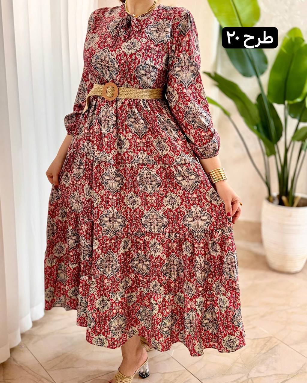 پیراهن فلور آذین کد ۱۵۰۱