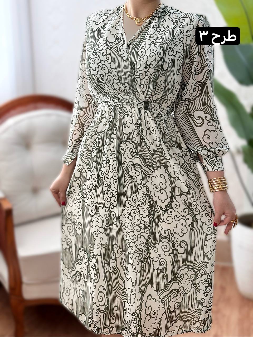 پیراهن حریر مریم 2020