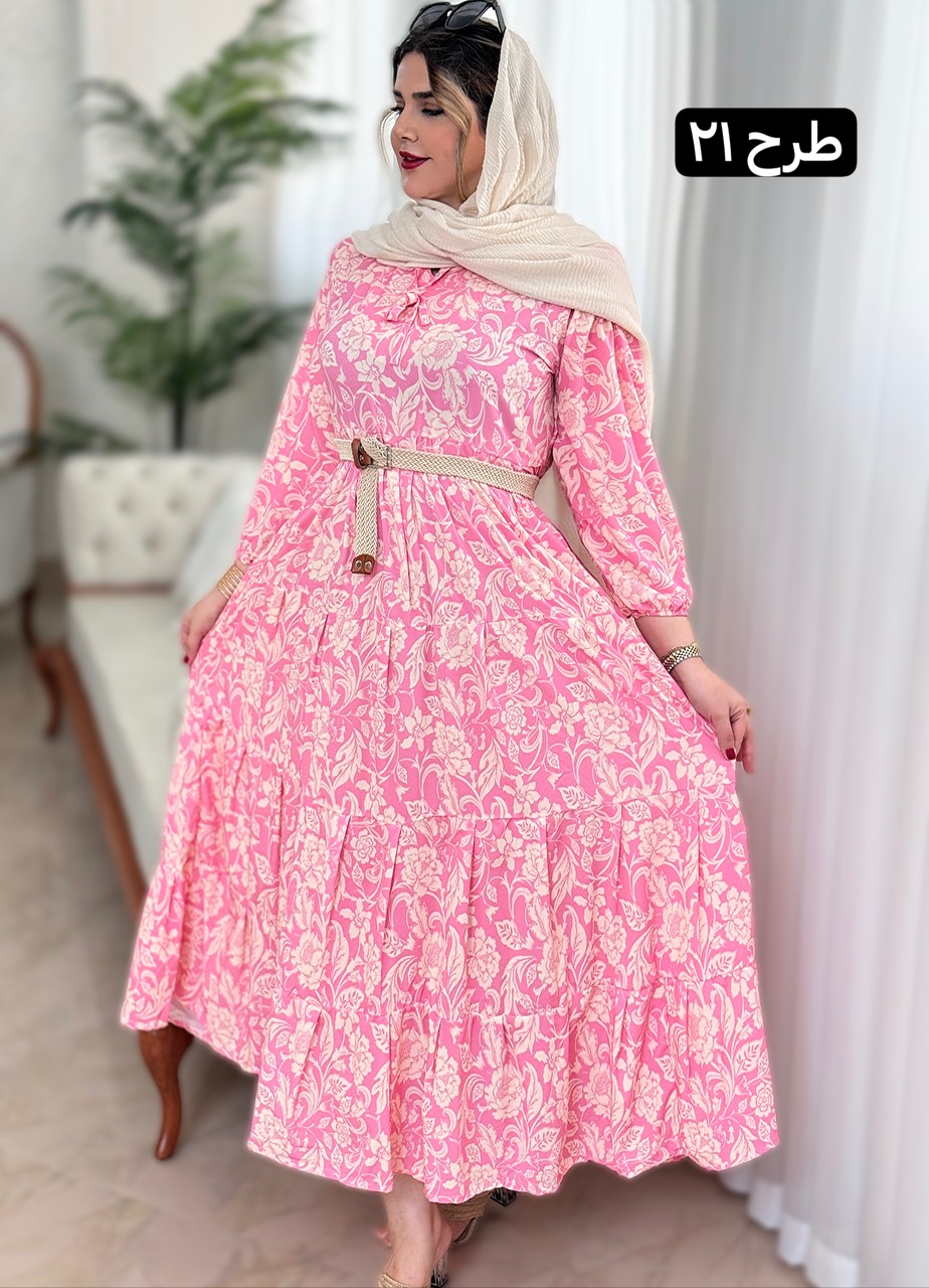 پیراهن فلور آذین کد ۱۵۰۱