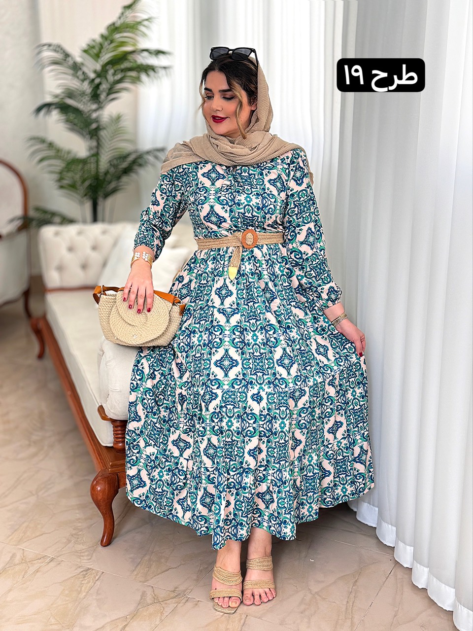 پیراهن فلور آذین کد ۱۵۰۱
