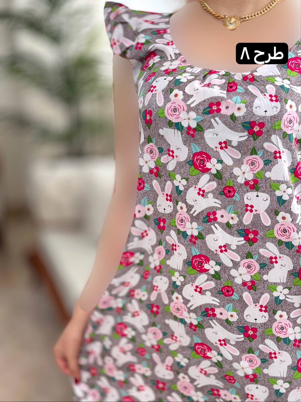 پیراهن نخی ساتینا 2042