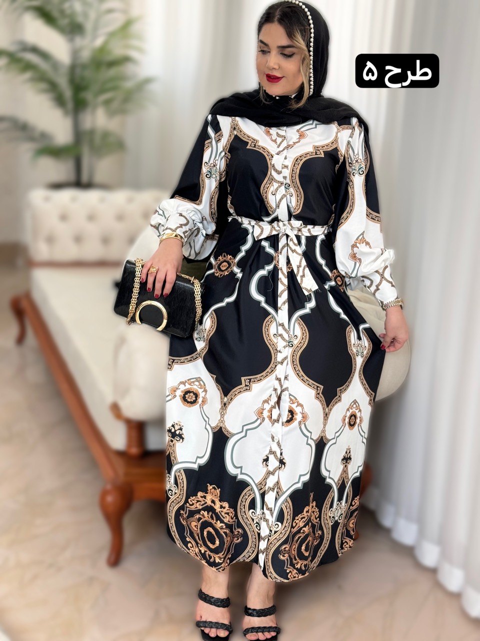 پیراهن مزونی شانا 2043