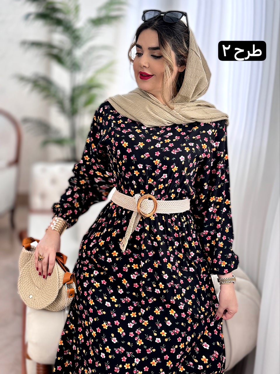 پیراهن نخی آیدا 2045