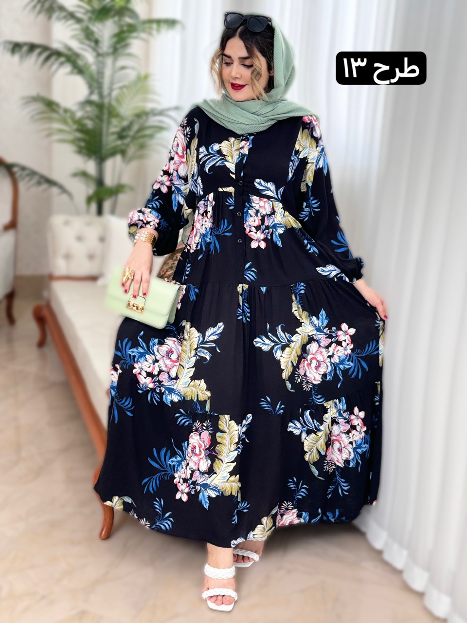 پیراهن دکمه دار سارا 1999