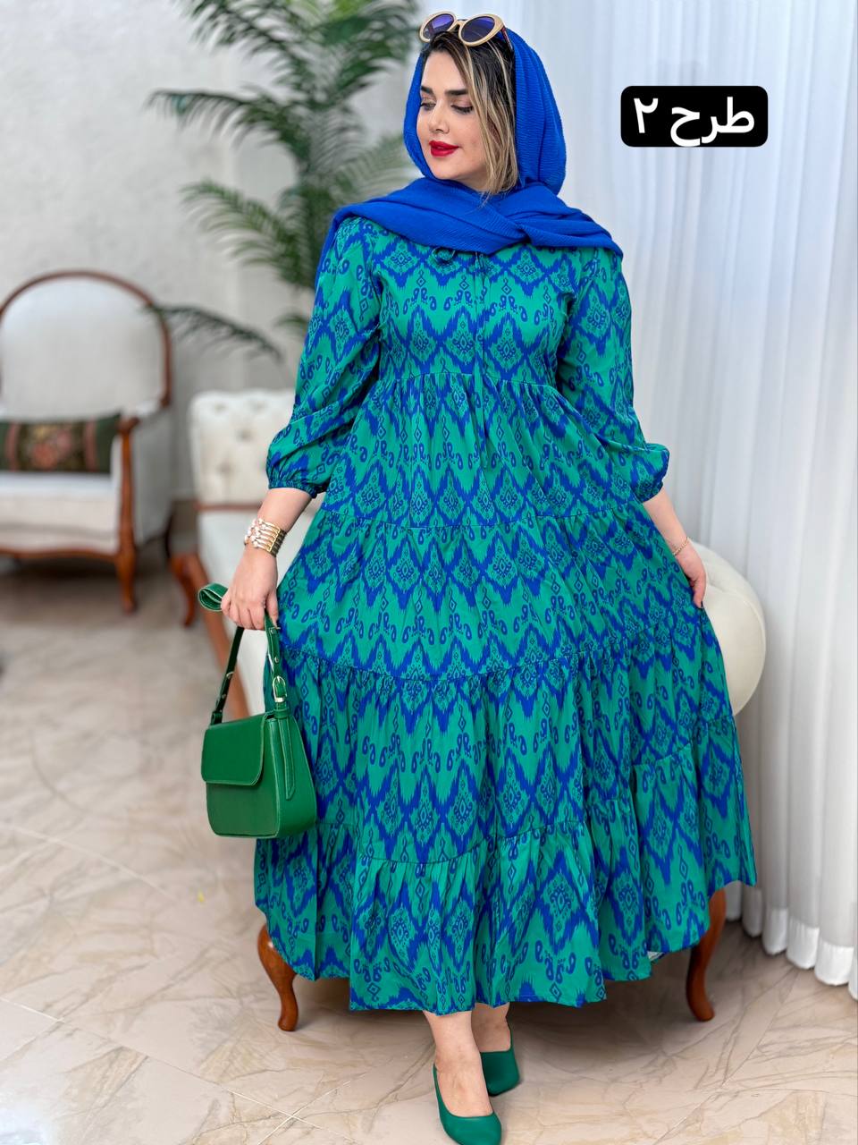 پیراهن فلور آذین کد ۱۵۰۱