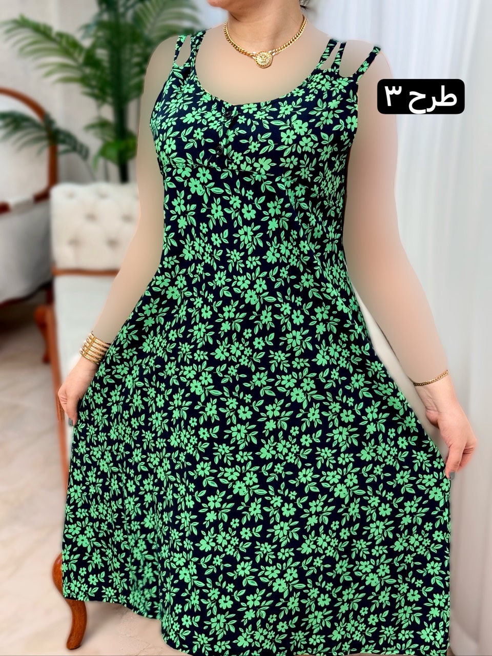 پیراهن جلودکمه بندی 2124