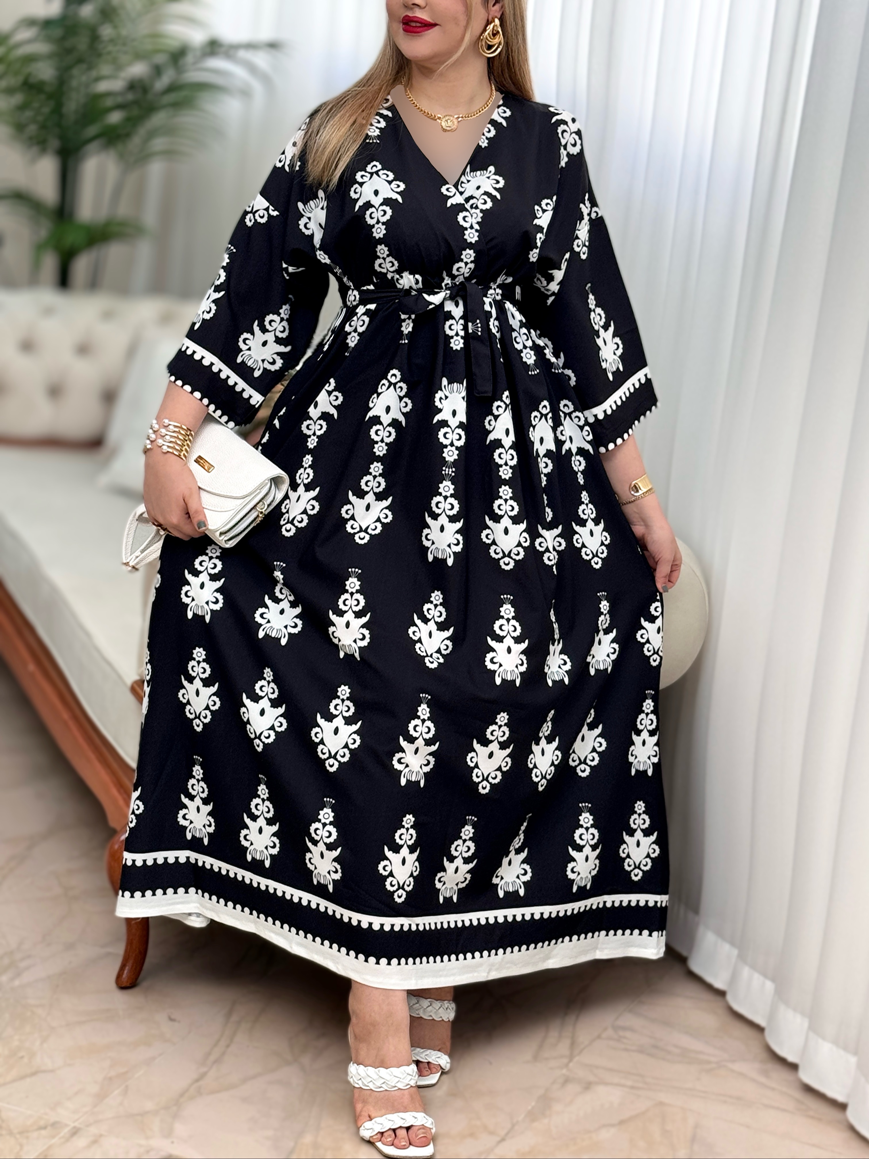 پیراهن فلور ساتنا 2133