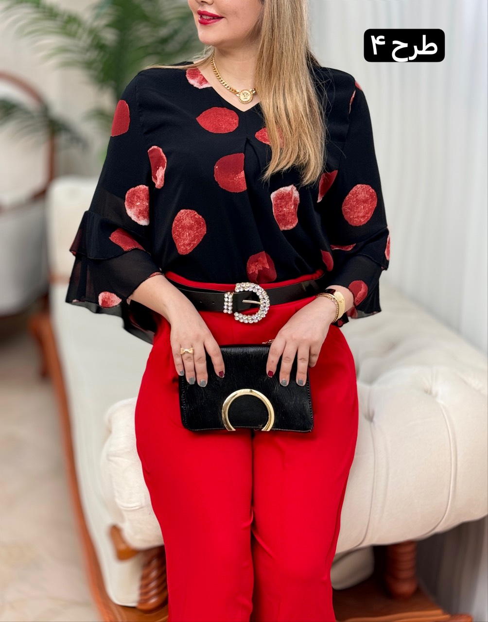 شومیز حریر تارا 2080