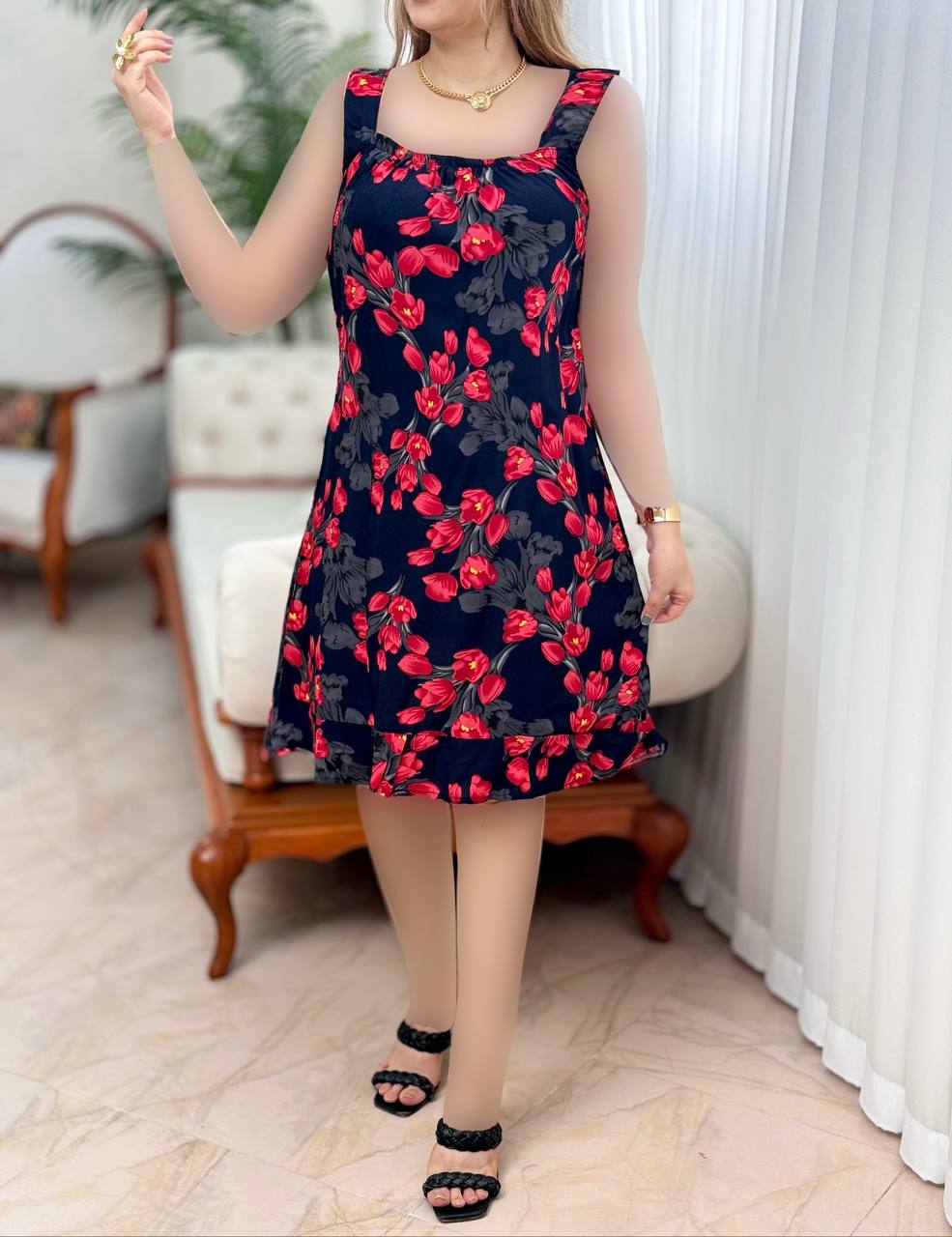 پیراهن سی گل 2138