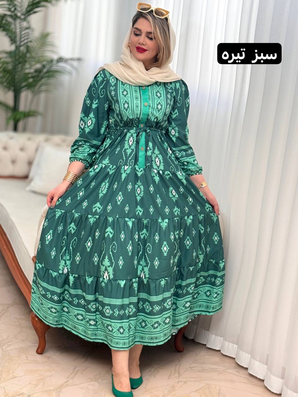 پیراهن فلور پیچک