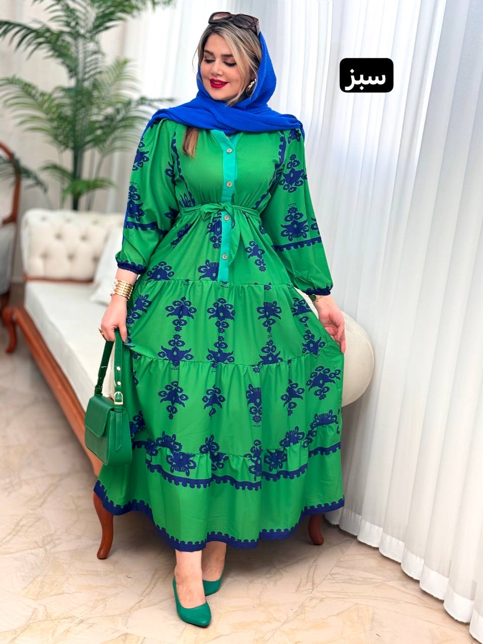 پیراهن فلور پیچک