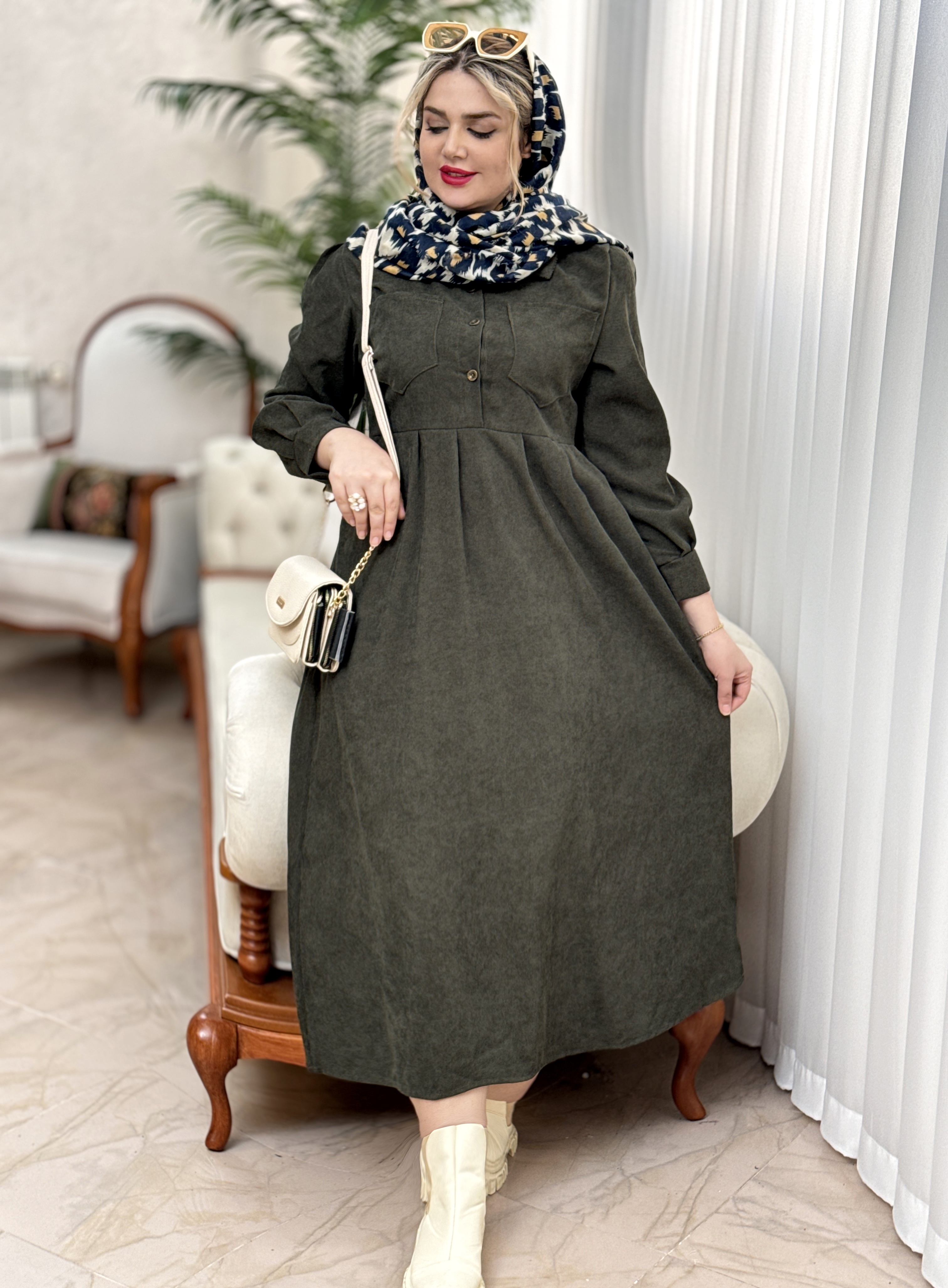 پیراهن کبریتی شهنار2146