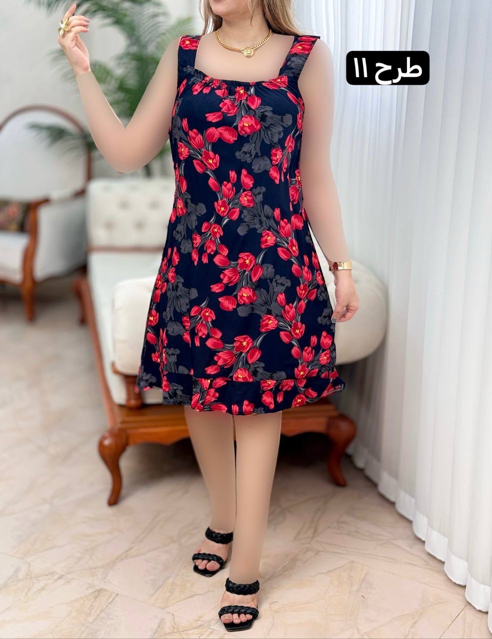 پیراهن نخی الیسا 2150