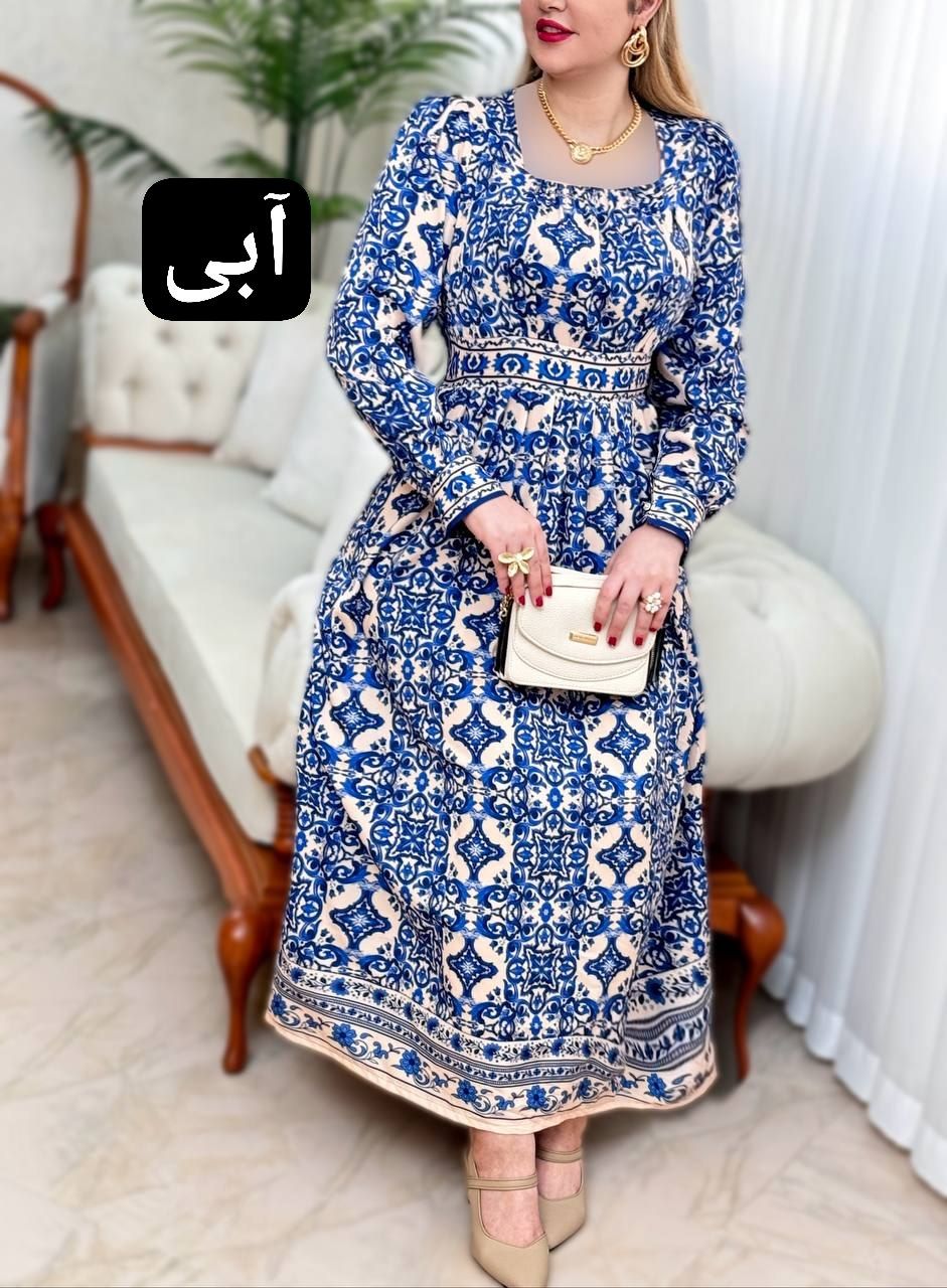 پیراهن یقه خشتی 2151