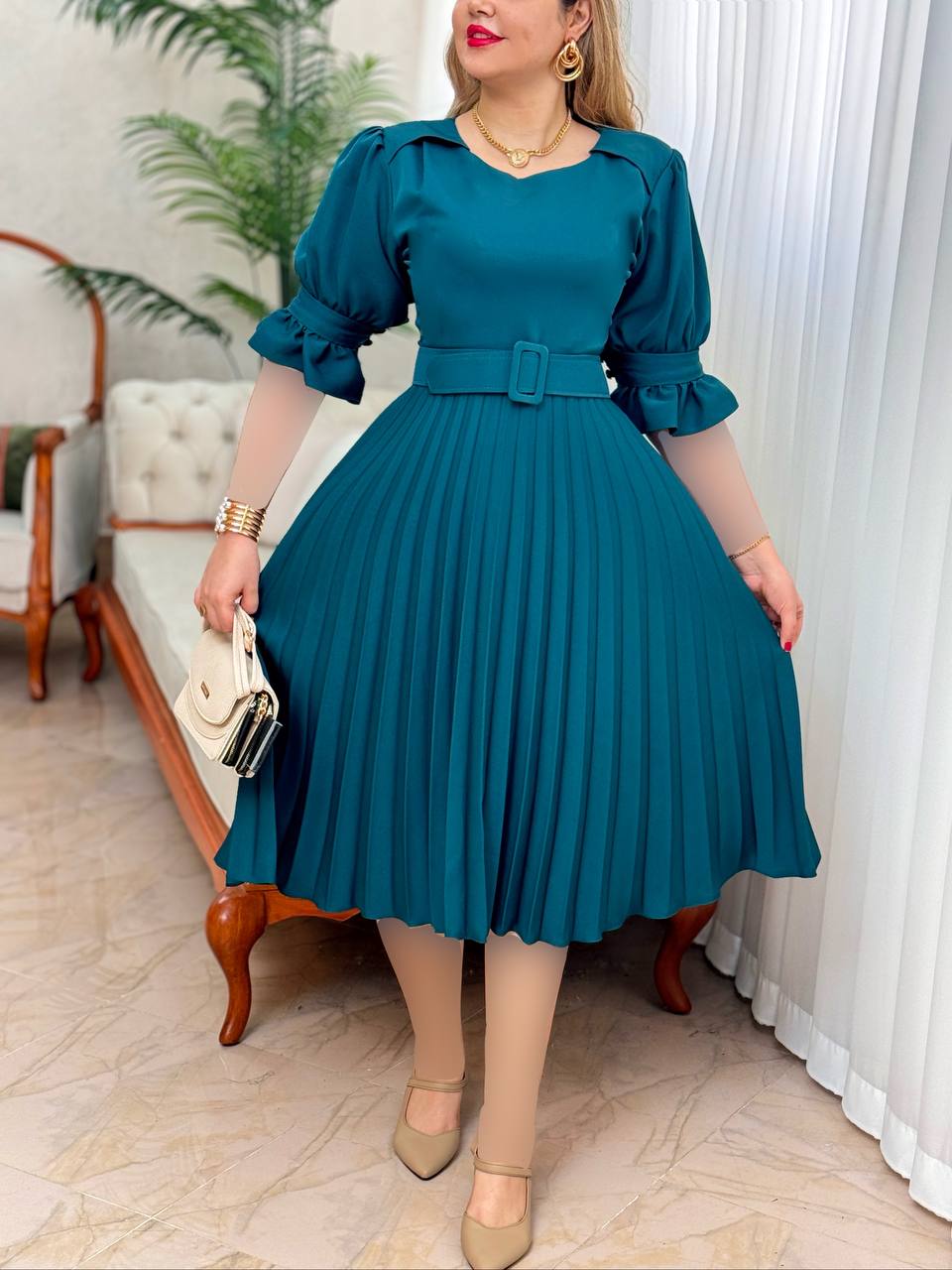پیراهن پلیسه عروسکی 2153