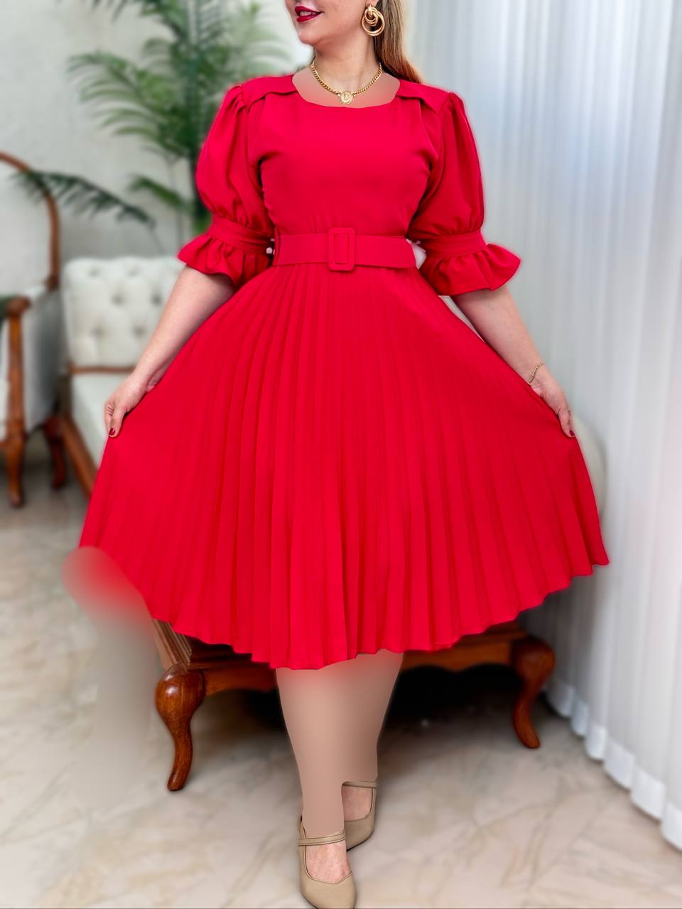 پیراهن پلیسه عروسکی 2153