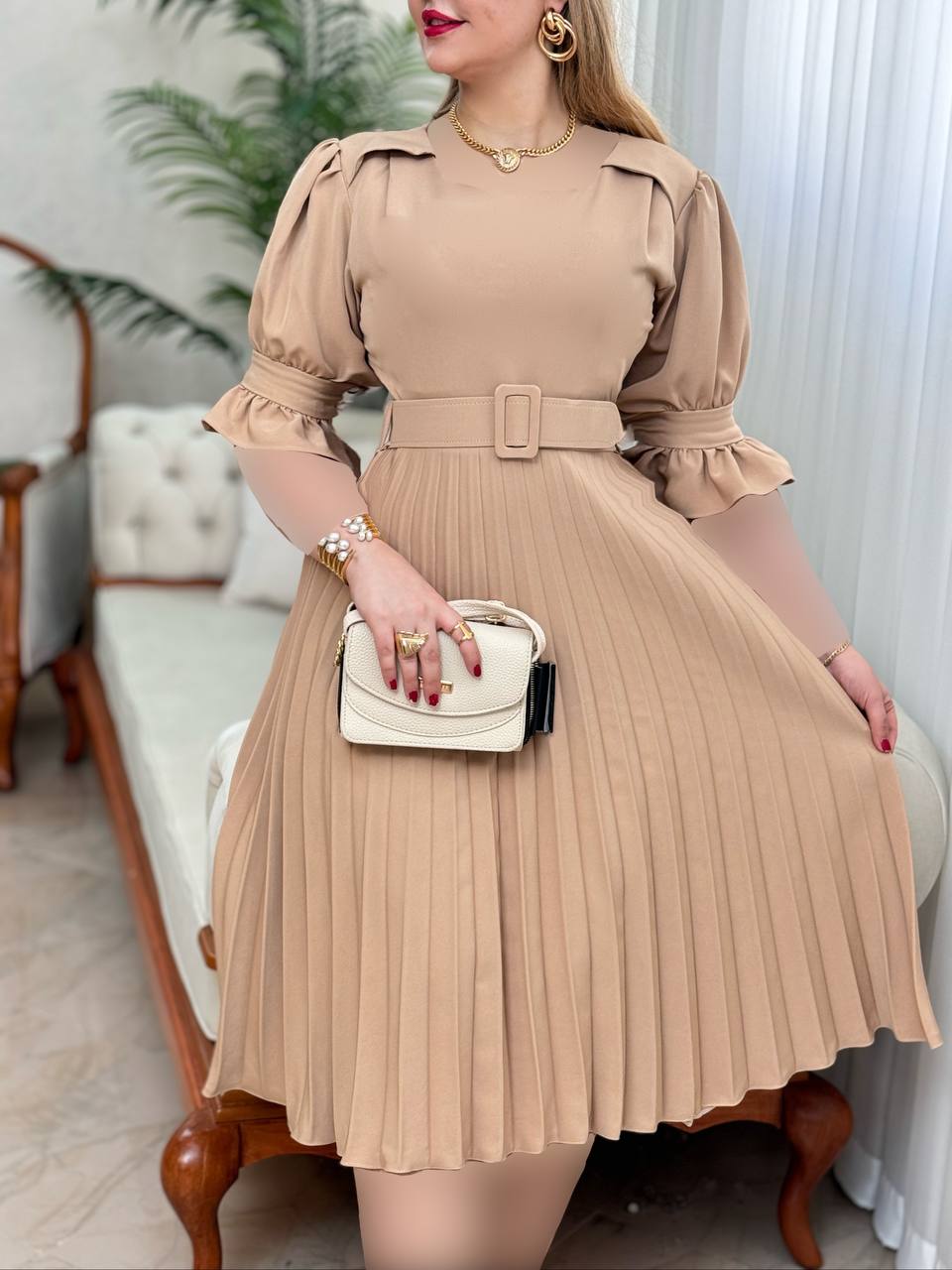 پیراهن پلیسه عروسکی 2153