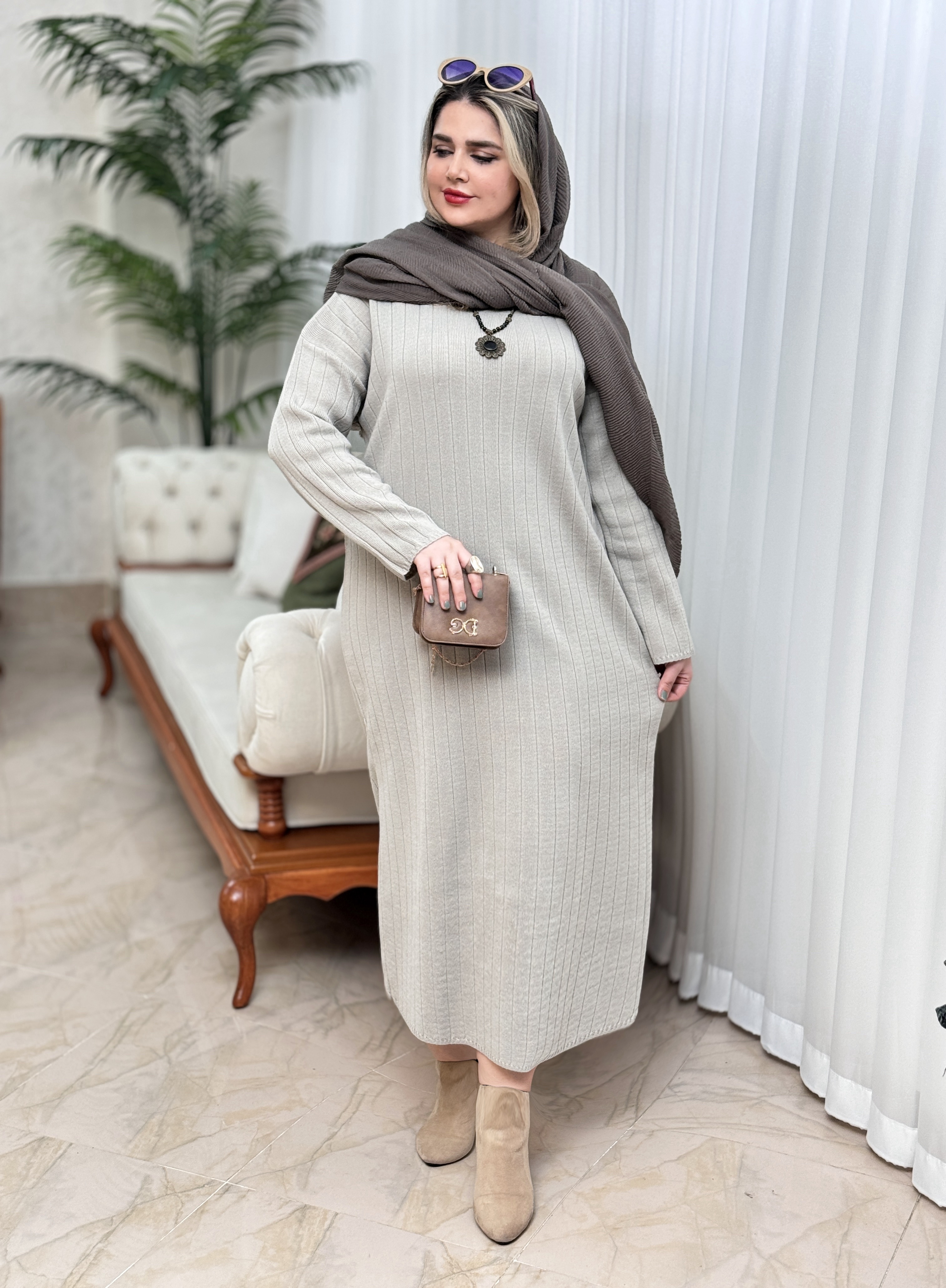 پیراهن بافت کنزو 2194