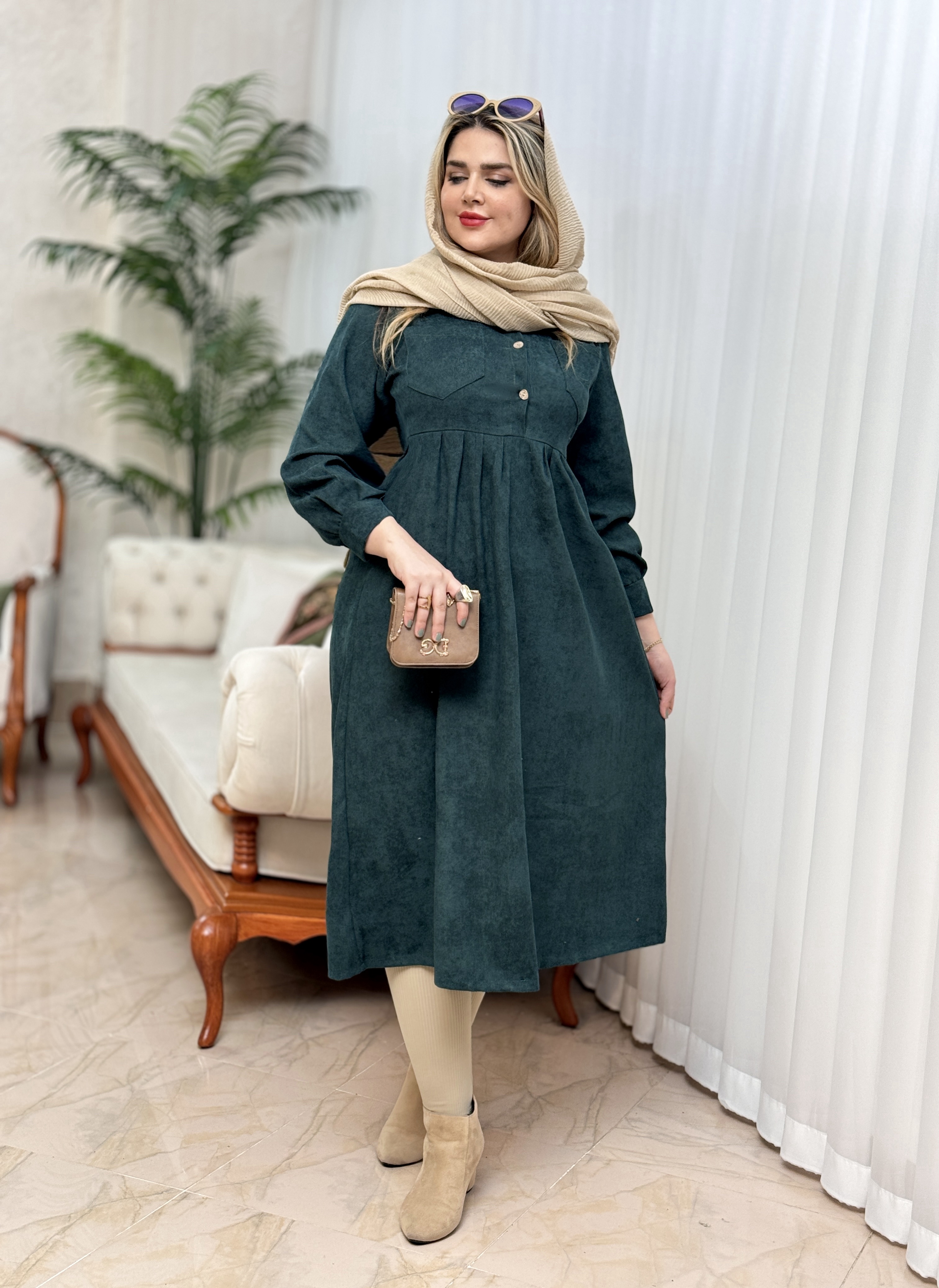 پیراهن کبریتی شهنار2146