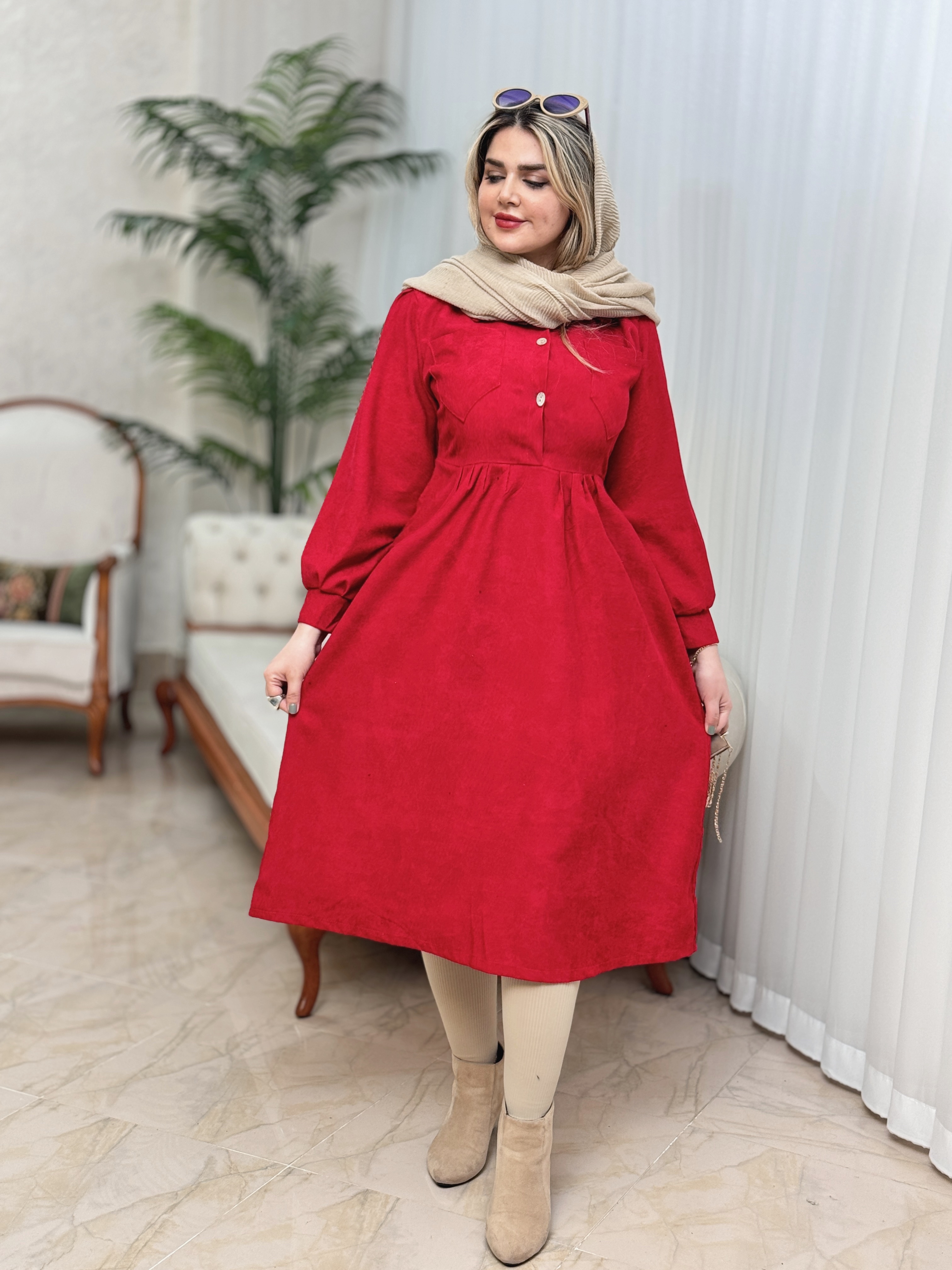 پیراهن کبریتی شهنار2146