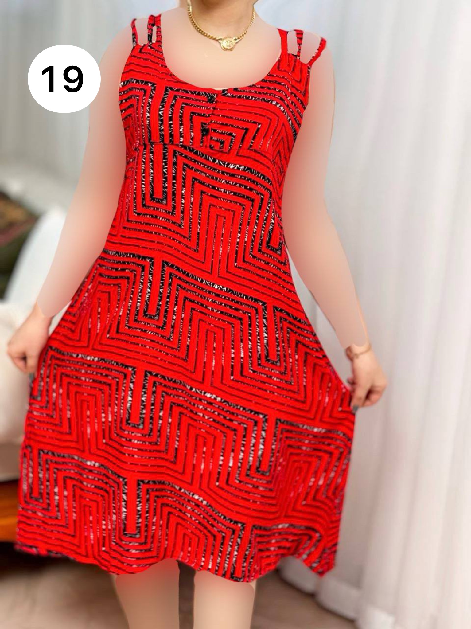 پیراهن جلودکمه بندی 2124
